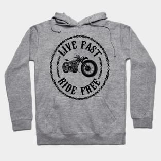 Live fast, Ride free Chains Hoodie